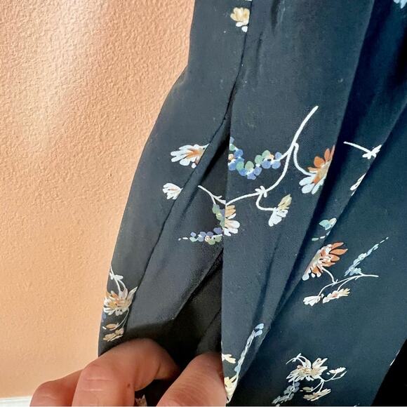 Madewell | Black Floral Romper Size Small - Picture 6 of 14